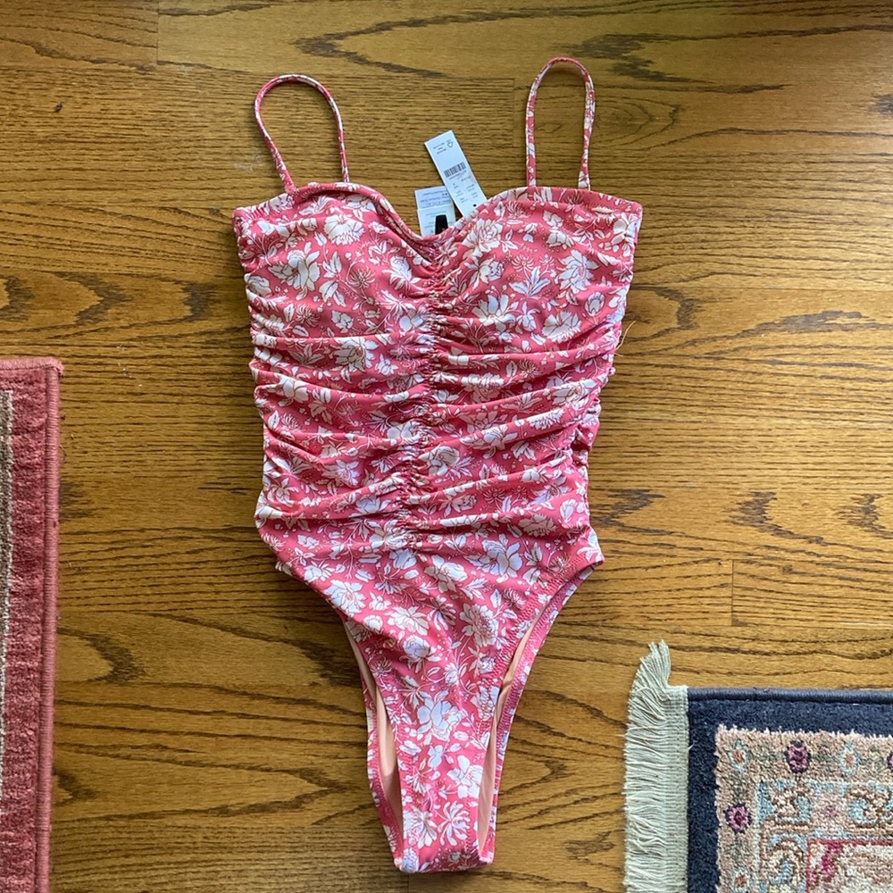 J.Crew Floral One Piece Swimsuit